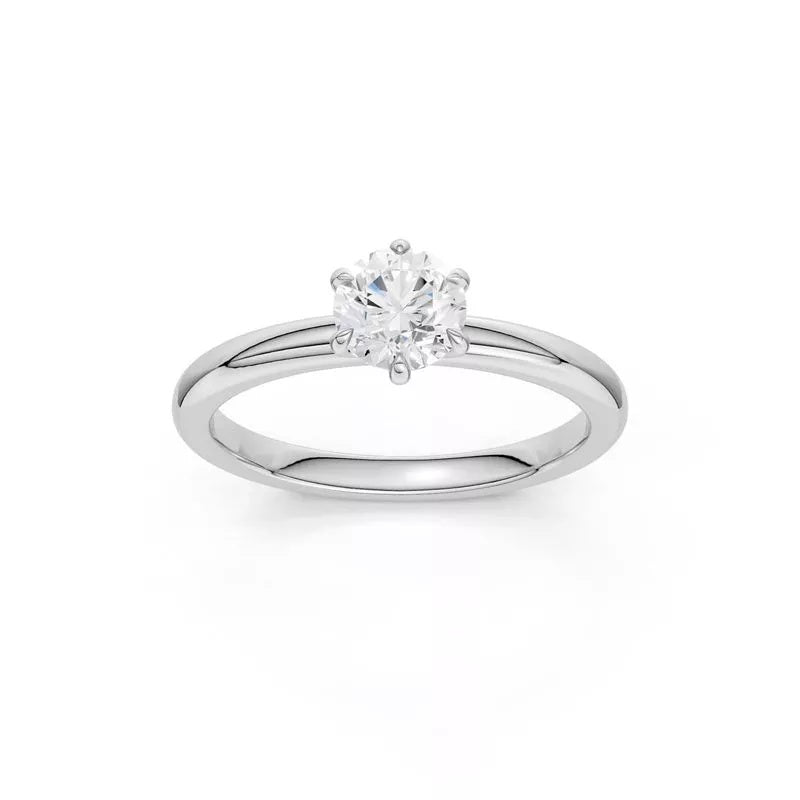 Brilliant Star valkokulta timanttisormus 0,50ct