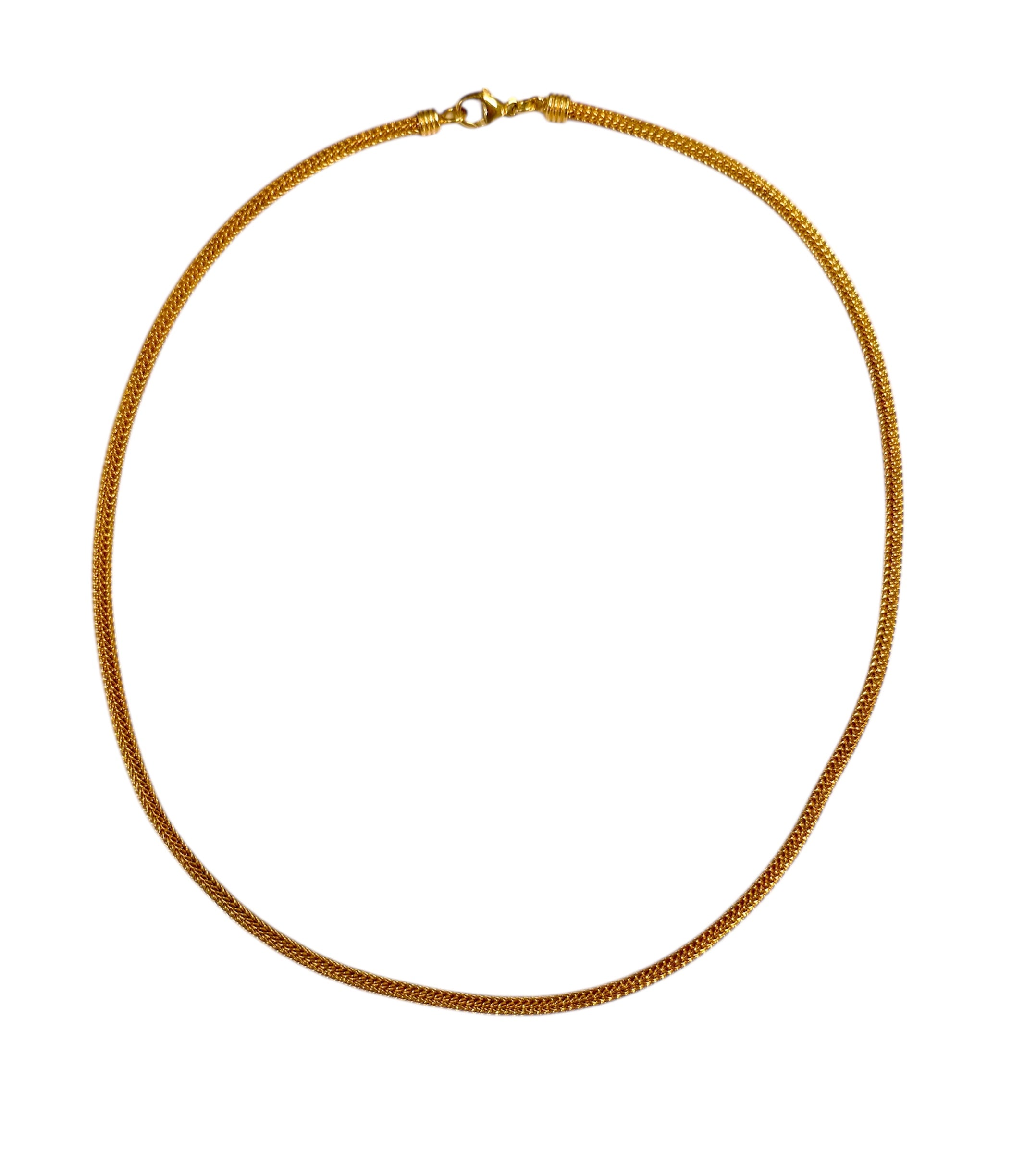 Kalevala Kultainen verkkoketju 45cm 18k