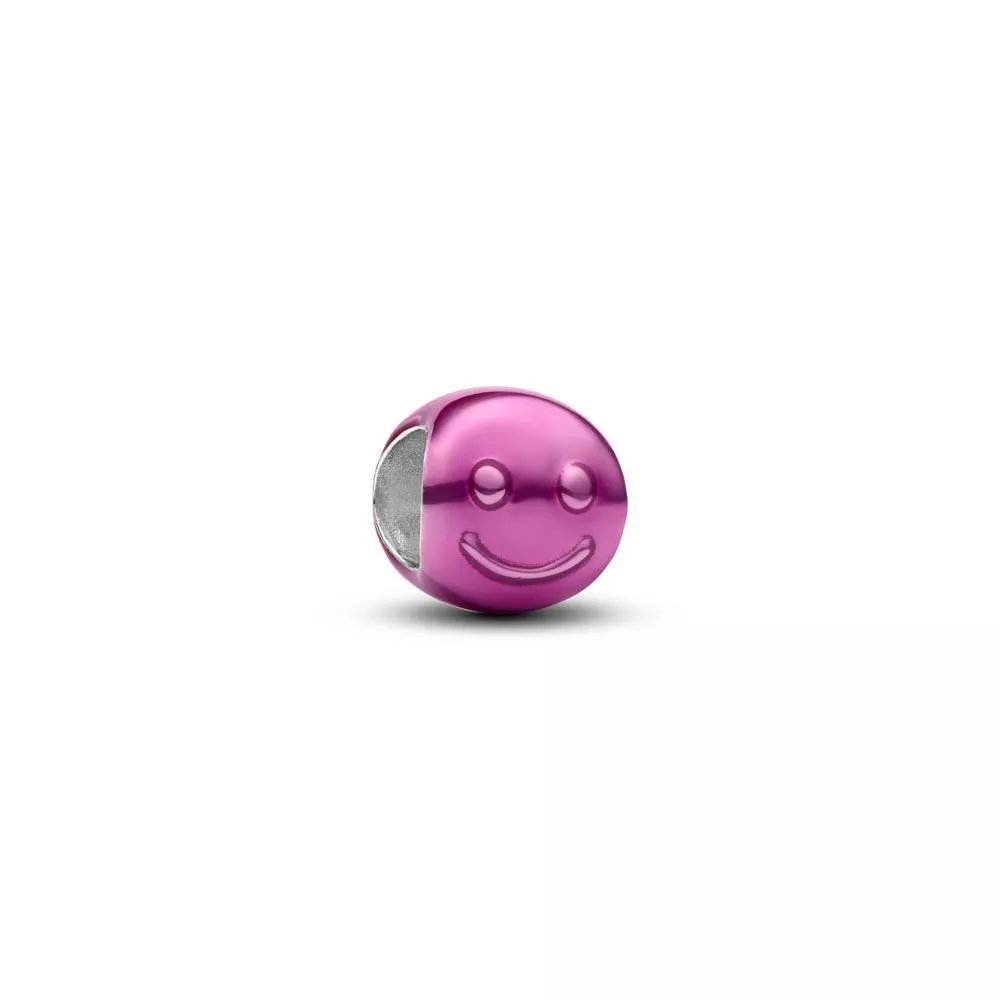 Pandora Pink Happy Face Mini hopeariipus 794815C01