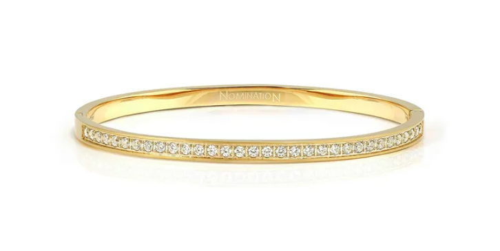 Nomination Pretty Bangles teräs rannekoru kulta L-koko 029524/020