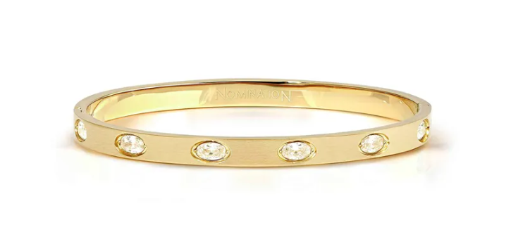 Nomination Pretty Bangles teräs rannekoru kulta M-koko 029526/020