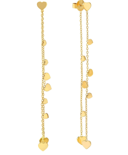 Nomination RITMATIKA Gold Heart Earrings 134406/006