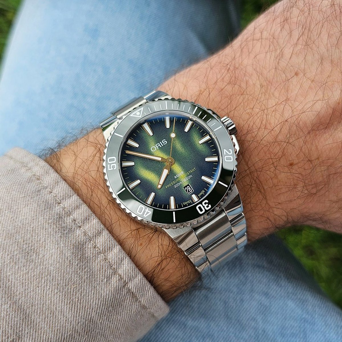 Oris Aquis Kelp Forest Limited Edition 01 733 7787 4187-Set