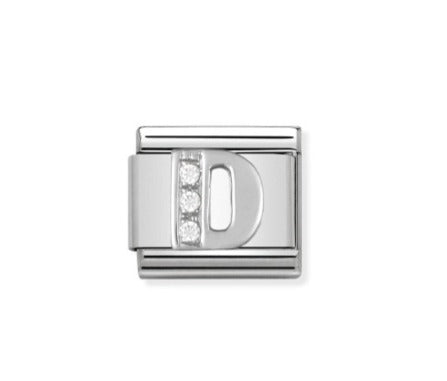NOMINATION SilverShine D-kirjain 330301/04