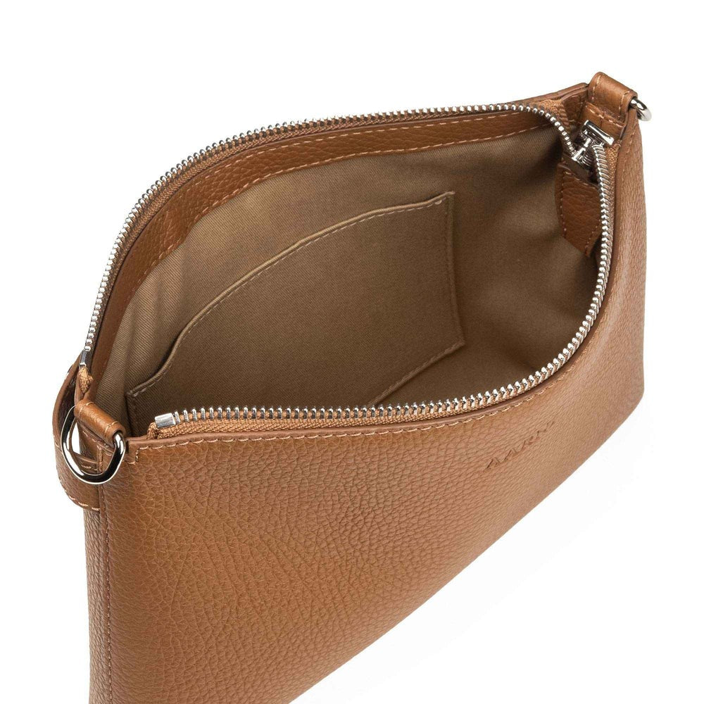 Aarni Aava Pouch-laukku konjakki