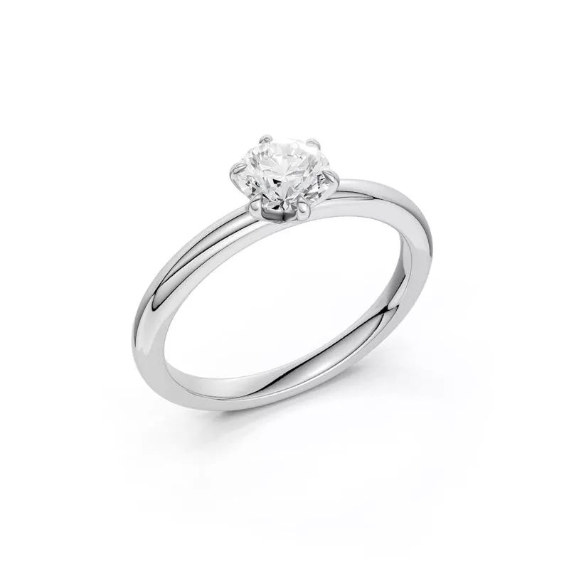 Brilliant Star valkokulta timanttisormus 0,50ct