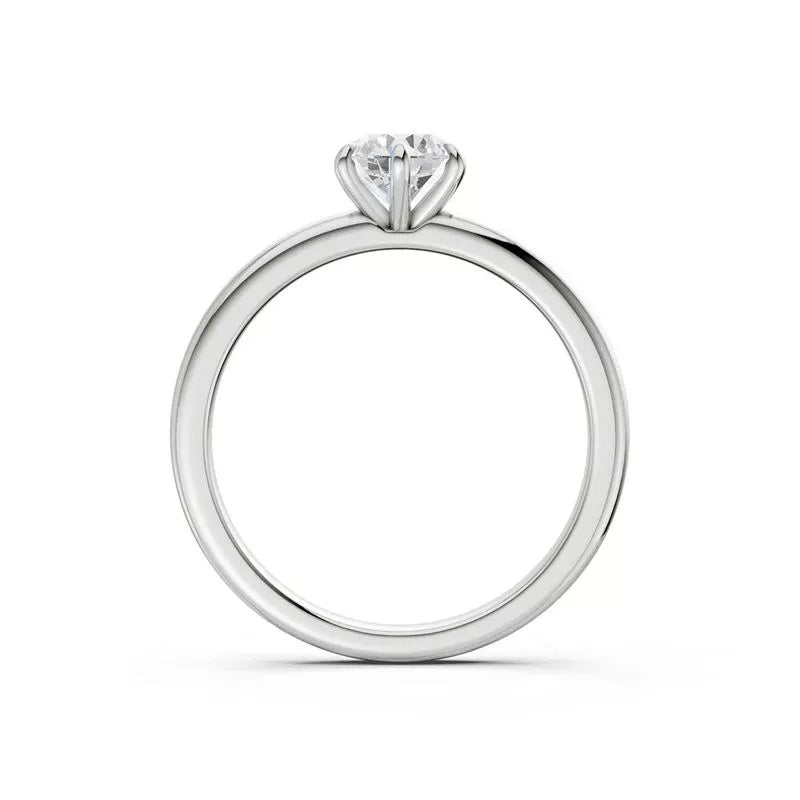 Brilliant Star valkokulta timanttisormus 0,50ct