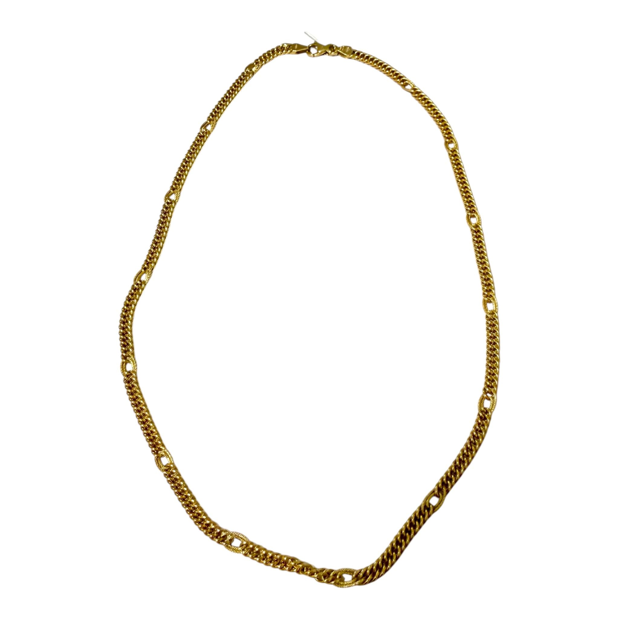 Kulta panssari kaulaketju 42cm