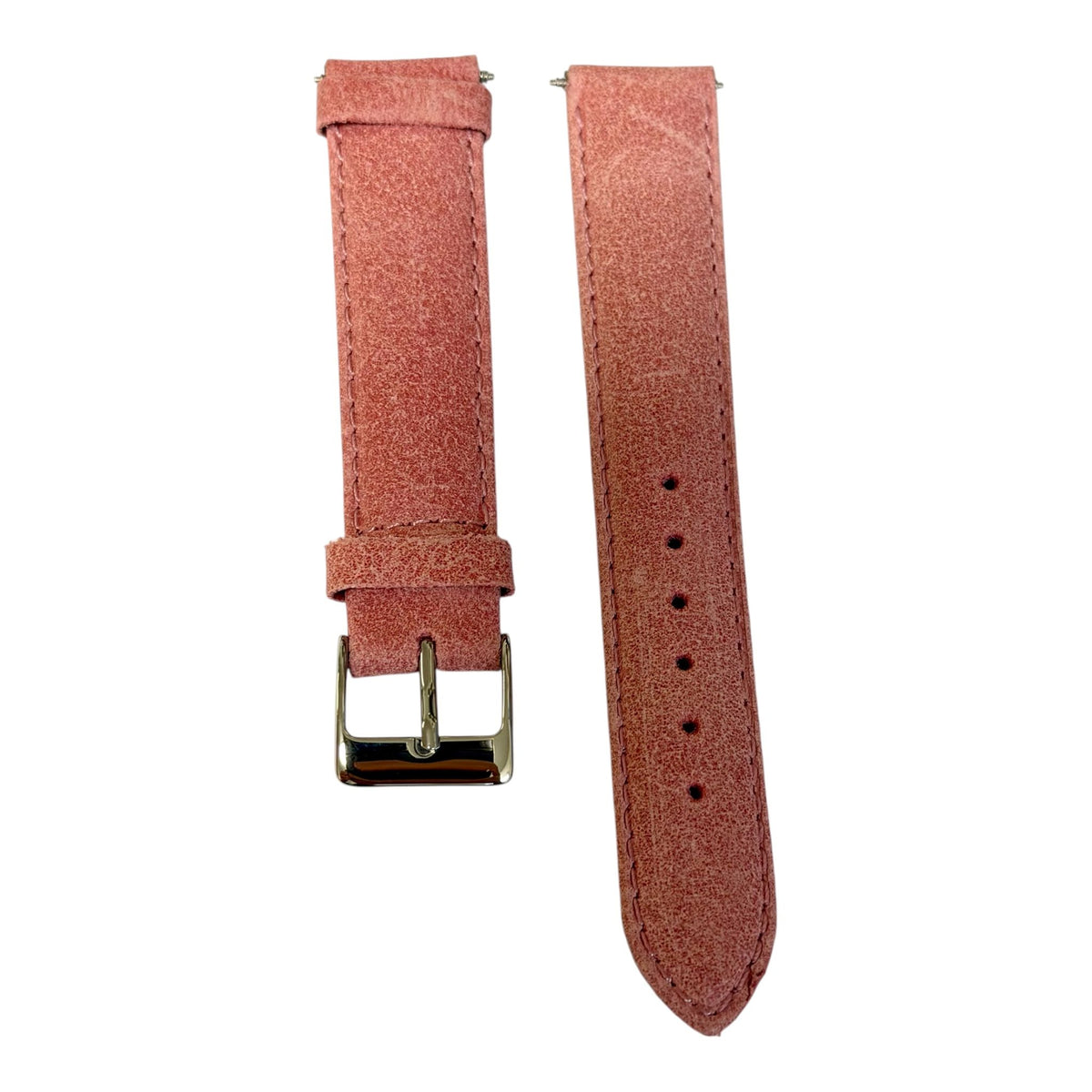 Ontime pinkki nahkaranneke 18mm