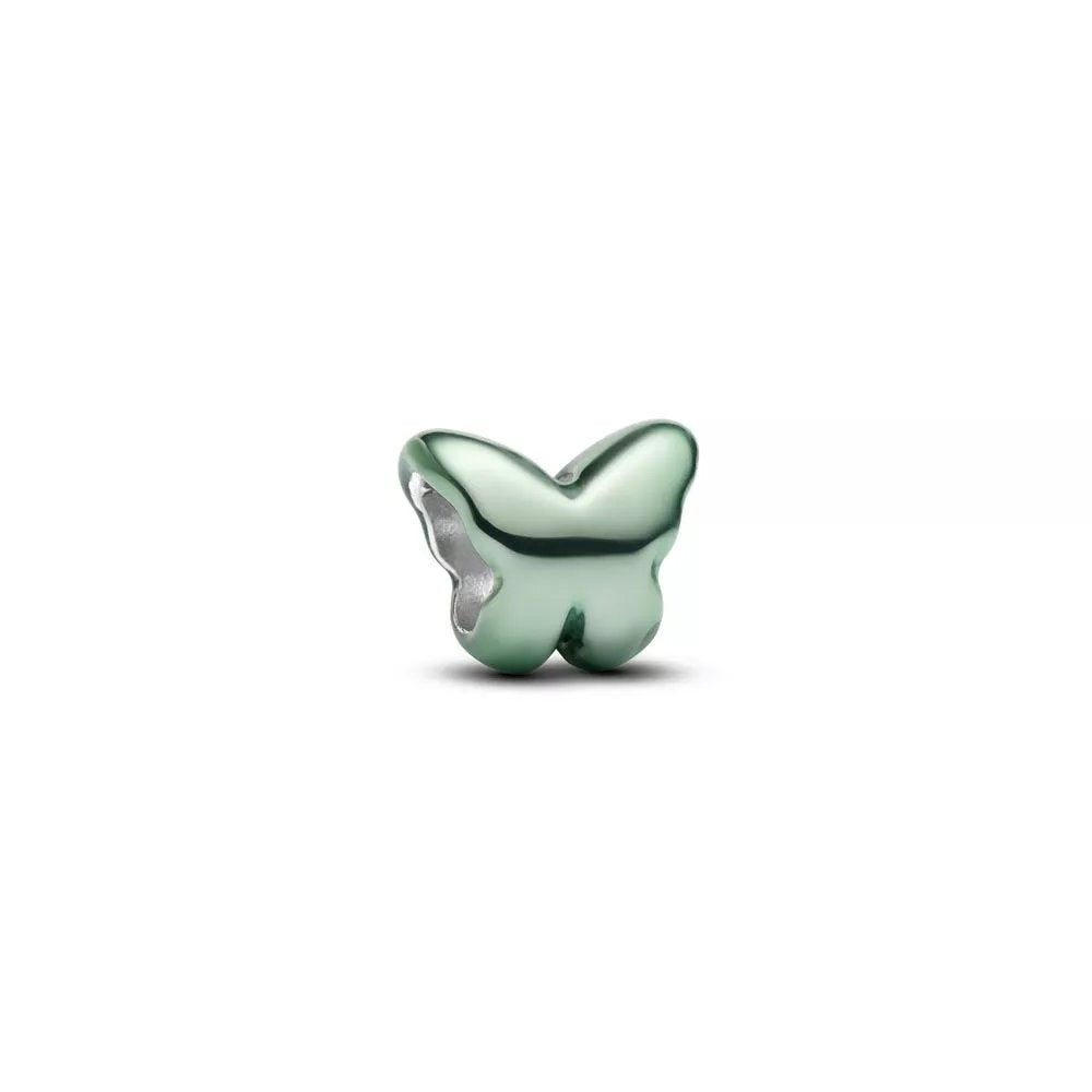 Pandora Green Butterfly Mini hopeahela 794783C01