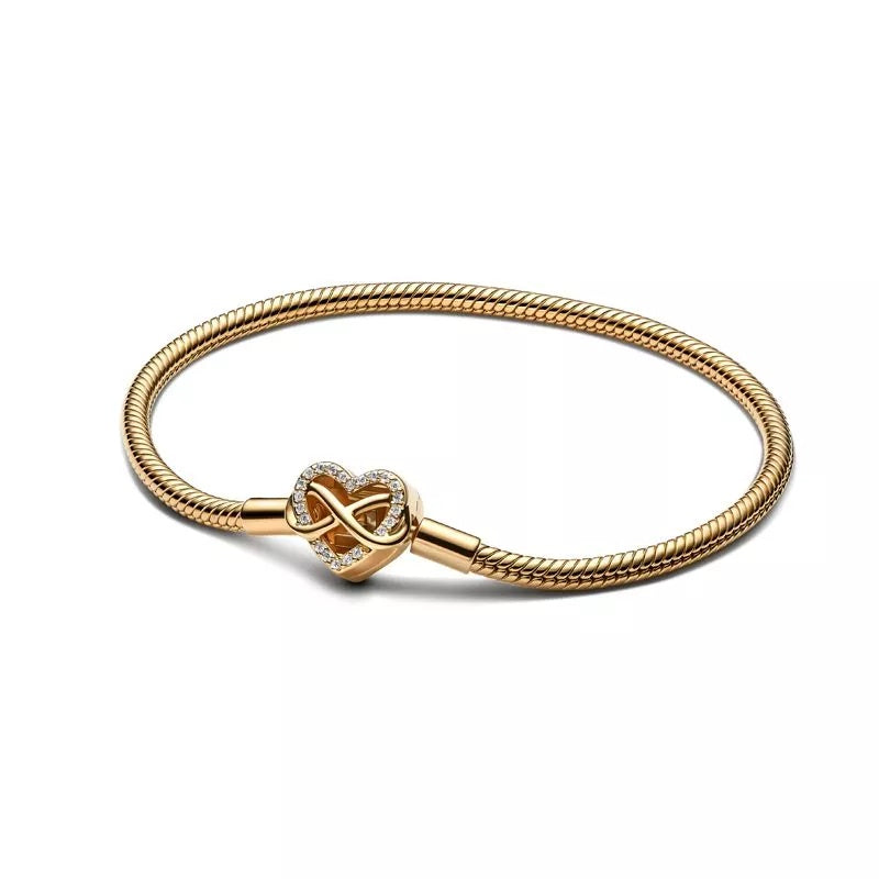 Pandora Sparkling Infinity snake kullattu rannekoru Sparkling Infinity