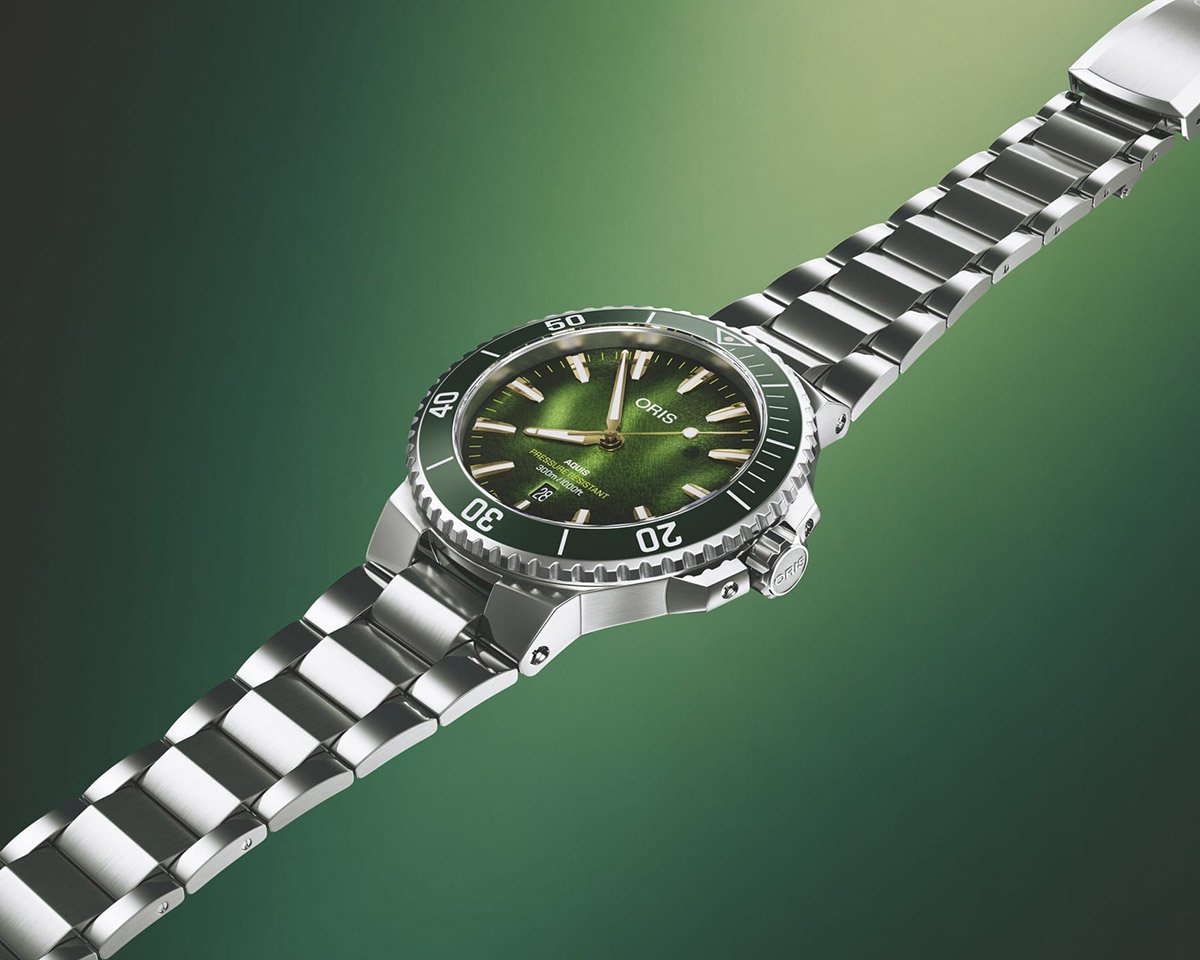 Oris Aquis Kelp Forest Limited Edition 01 733 7787 4187-Set